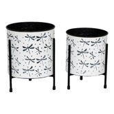 High St. 2 Piece Dragonfly Planter Set