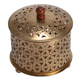 High St. Gold Round Trinket Box