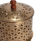High St. Gold Round Trinket Box
