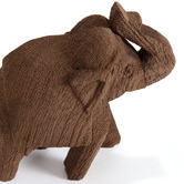 High St. 12cm Mango Wood Elephant Ornament