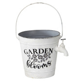 High St. Garden Blooms Bucket with Tap Planter