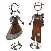 High St. 2 Piece Tall Kids Holding Hands Garden Statue Set