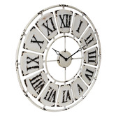High St. 84cm White Wall Clock
