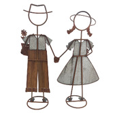 High St. 2 Piece Tall Kids Holding Hands Garden Statue Set