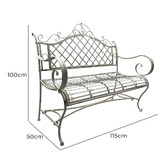 High St. 2 Seater Martinique Garden Bench
