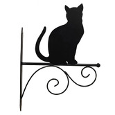 High St. Cat Silhouette Iron Wall Hook