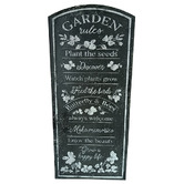 High St. Garden Rules Arch Wall Plaque