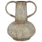 High St. Artisan Iron Decorative Vase with Handles