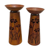 High St. 2 Piece Moshly Flower Pillar Planter Set
