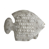 High St. Clarion Iron Fish with Scale Wall Ornament