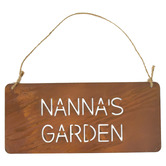 High St. Lolly Nanna's Garden Iron Wall Accent