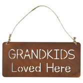 High St. Oma Grandkids Loved Here Iron Wall Accent