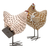 High St. 2 Piece Busy Chooks Ornament Set