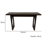High St. Arden Fir Wood Console Table