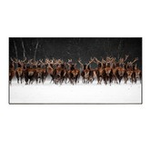 Belle Avenue Herd Run Framed Canvas