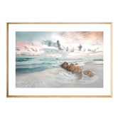 BelleAvenue Calm Shores Framed Printed Wall Art | Temple & Webster