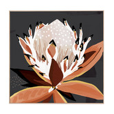 Belle Avenue Comino Protea Framed Canvas Wall Art