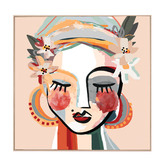 Belle Avenue Dotti Framed Canvas Wall Art