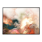 Belle Avenue Sienna Abstract Framed Printed  Wall Art