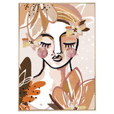 Belle Avenue Mushu Framed Canvas Wall Art
