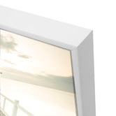 Belle Avenue Cream Pier Framed Canvas Wall Art