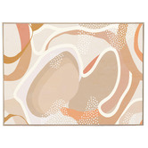 Belle Avenue Percival Abstract Framed Canvas Wall Art