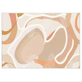 Belle Avenue Percival Abstract Framed Canvas Wall Art