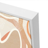 Belle Avenue Percival Abstract Framed Canvas Wall Art
