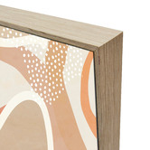 Belle Avenue Percival Abstract Framed Canvas Wall Art