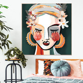 Belle Avenue Lotti Framed Canvas Wall Art