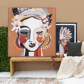 Belle Avenue Cotti Framed Canvas Wall Art