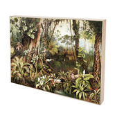 Belle Avenue Vintage Jungle Canvas Wall Art
