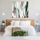 Belle Avenue Eucalyptus Framed Canvas Wall Art