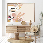 Belle Avenue Soft Florence Framed Canvas Wall Art