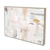 Belle Avenue Porcelain Abstract Framed Canvas Wall Art