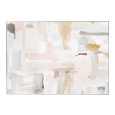 Belle Avenue Porcelain Abstract Framed Canvas Wall Art