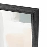 Belle Avenue Alabaster Abstract Framed Canvas Wall Art