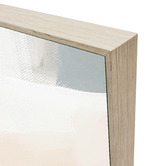 Belle Avenue Alabaster Abstract Framed Canvas Wall Art