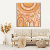 Belle Avenue Dunes Framed Wall Art