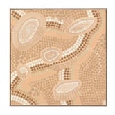 Belle Avenue Journey Lines  Framed Wall Art