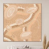 Belle Avenue Journey Lines  Framed Wall Art