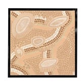 Belle Avenue Journey Lines  Framed Wall Art