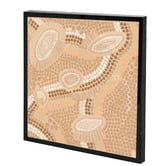 Belle Avenue Journey Lines  Framed Wall Art
