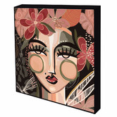 Belle Avenue Earthentic Abeliene Framed Canvas Wall Art