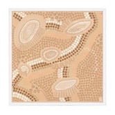Belle Avenue Journey Lines  Framed Wall Art