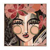 Belle Avenue Earthentic Abeliene Framed Canvas Wall Art