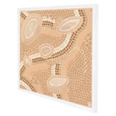 Belle Avenue Journey Lines  Framed Wall Art