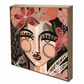 Belle Avenue Earthentic Abeliene Framed Canvas Wall Art