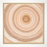 Belle Avenue Sand Bands Framed Wall Art