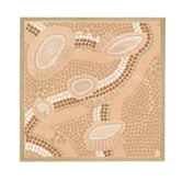 Belle Avenue Journey Lines  Framed Wall Art